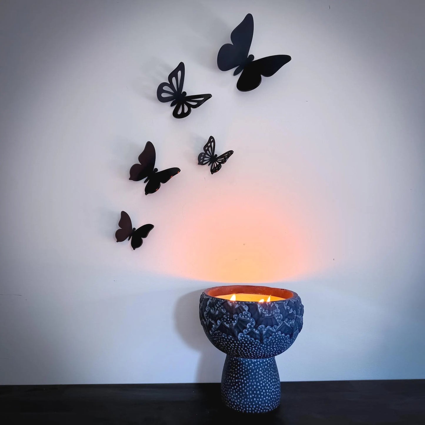 Dark Flutter - 3d Acrylic Wall Butterflies