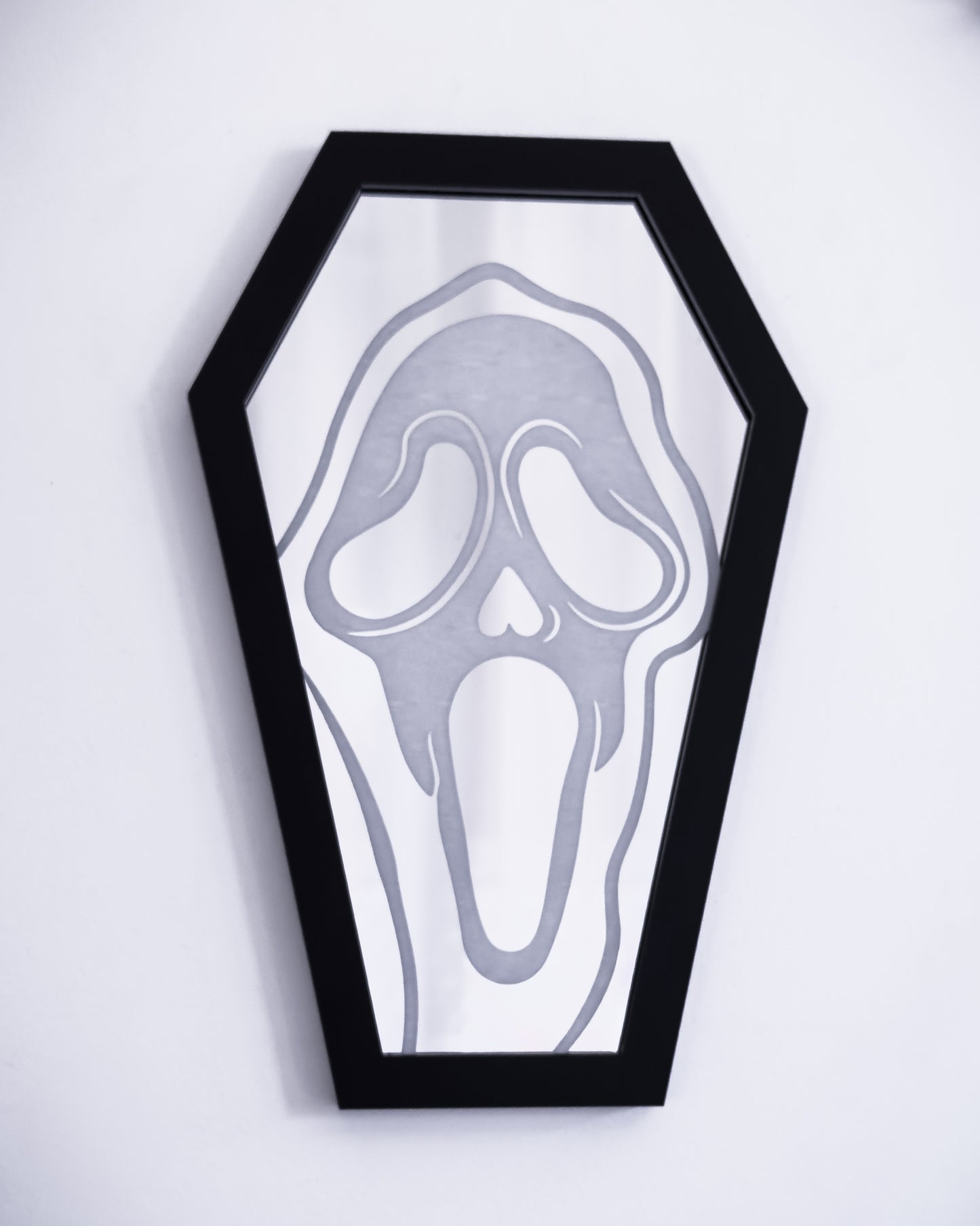 Slasher Coffin Engraved Mirror