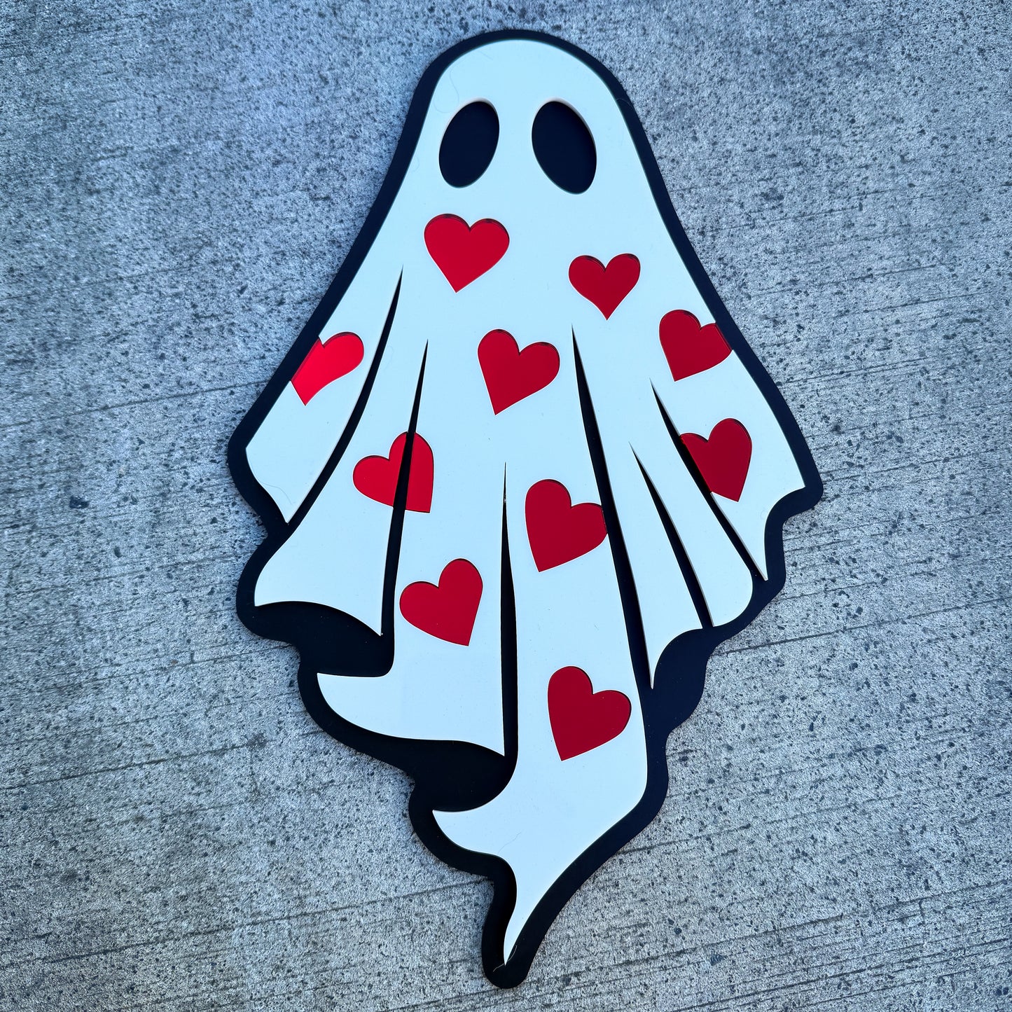 Haunted Heart - Ghost Wall Art