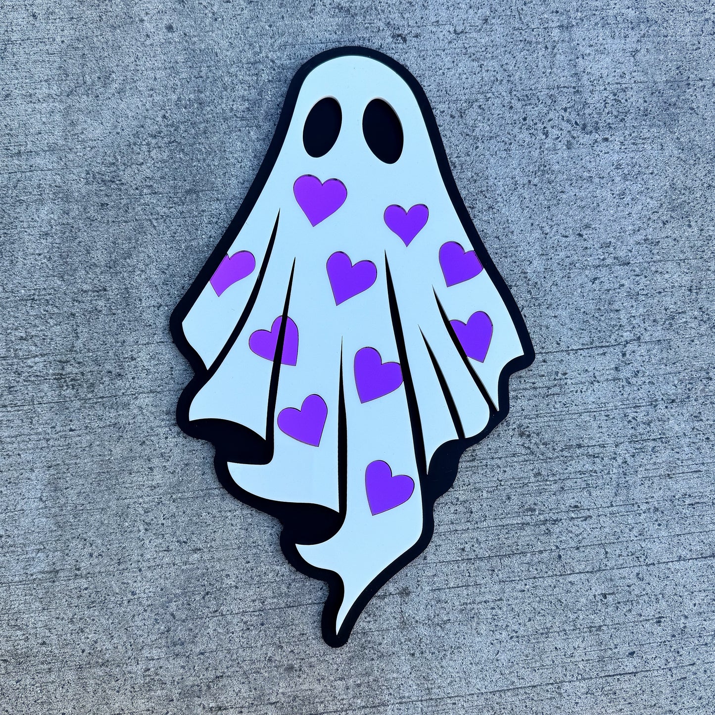 Haunted Heart - Ghost Wall Art