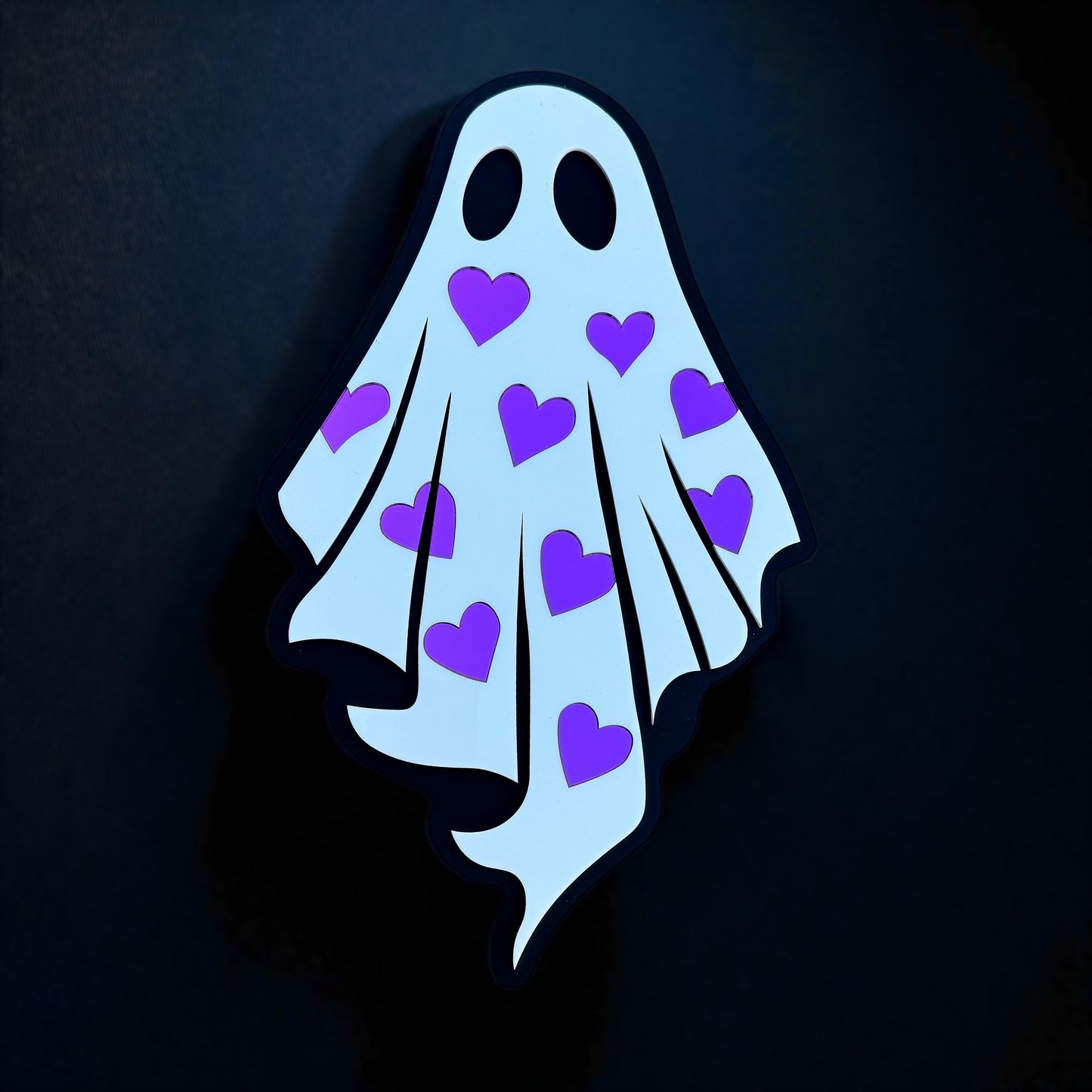 Haunted Heart - Ghost Wall Art