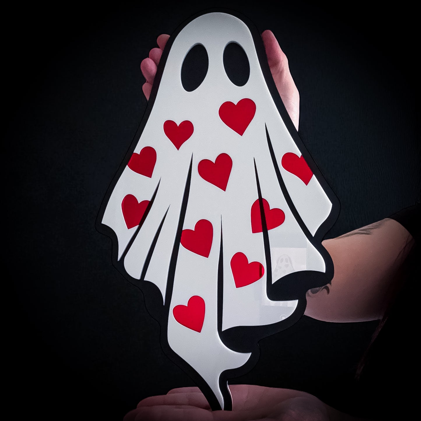 Haunted Heart - Ghost Wall Art