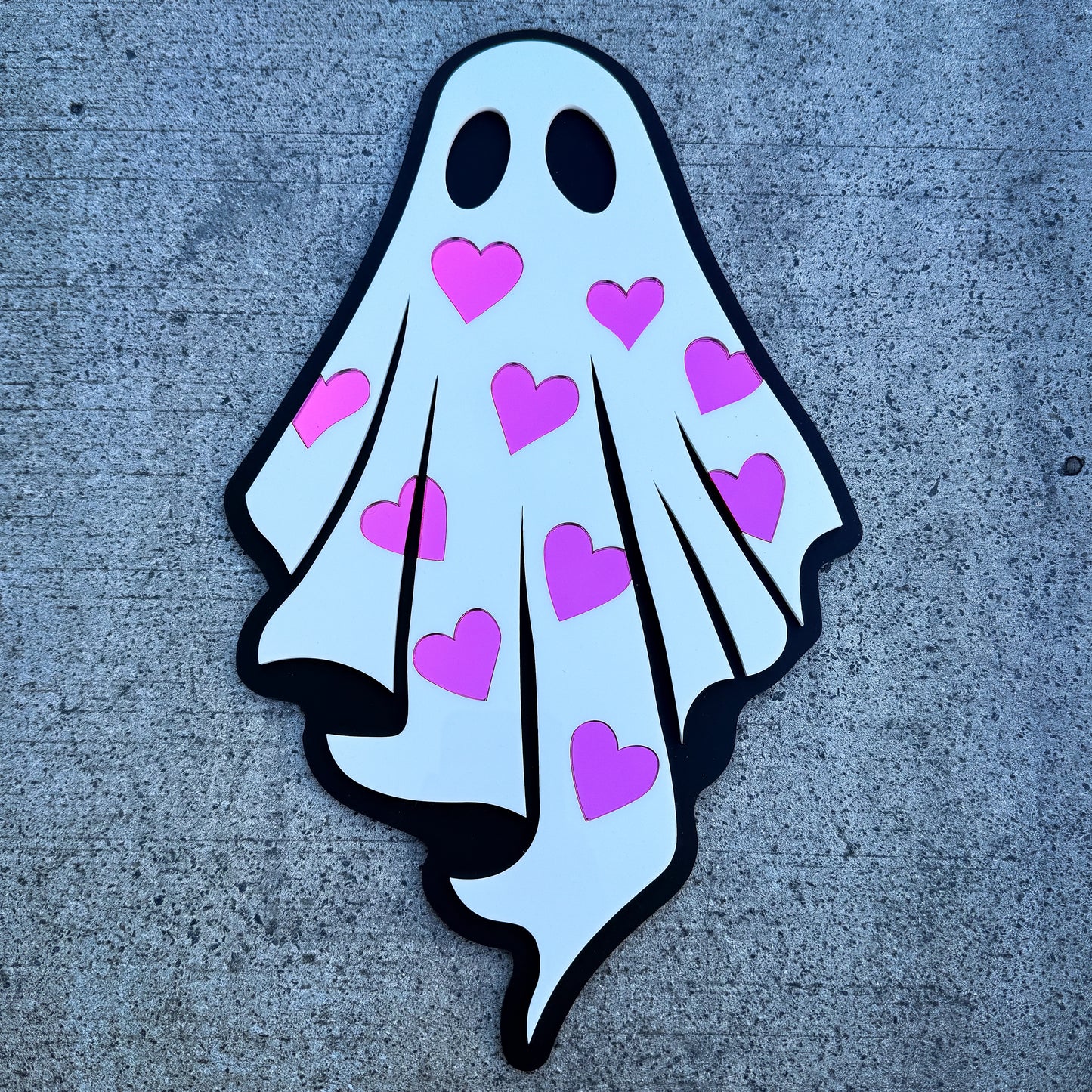 Haunted Heart - Ghost Wall Art