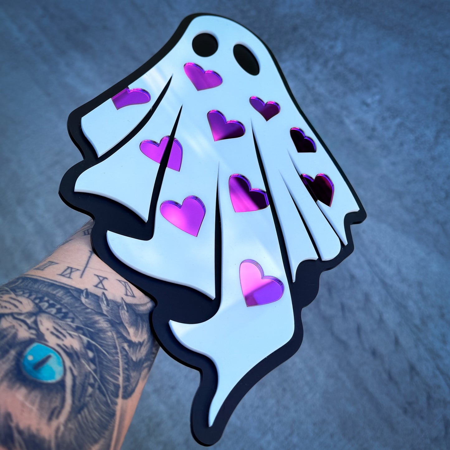 Haunted Heart - Ghost Wall Art