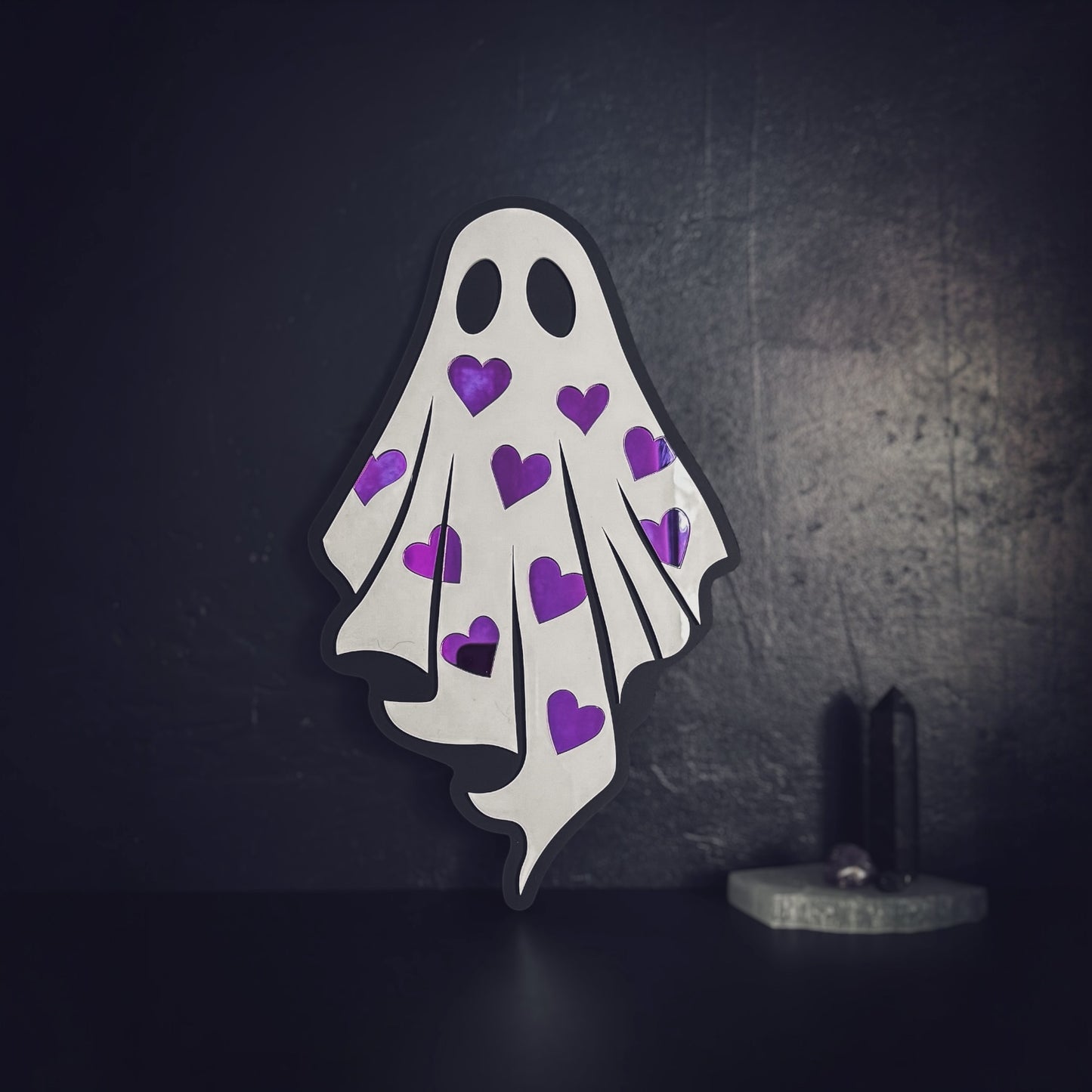 Haunted Heart - Ghost Wall Art
