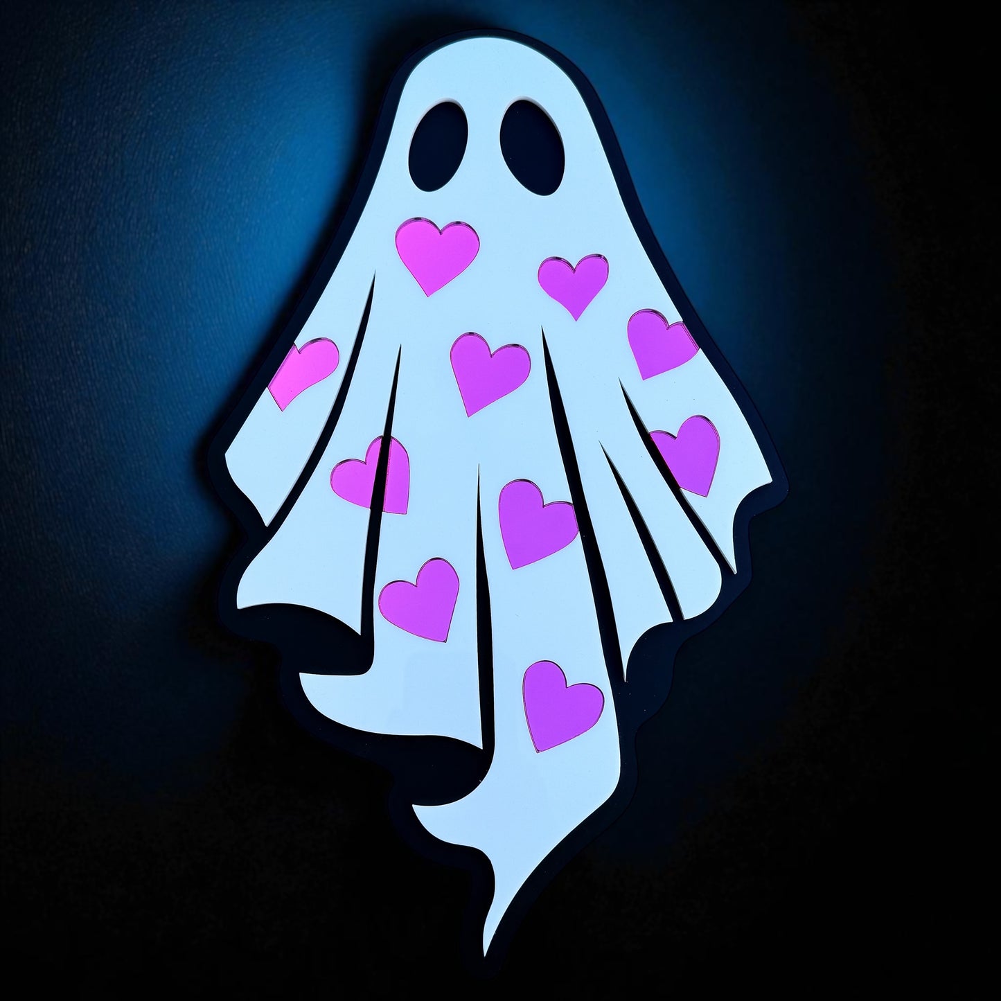 Haunted Heart - Ghost Wall Art