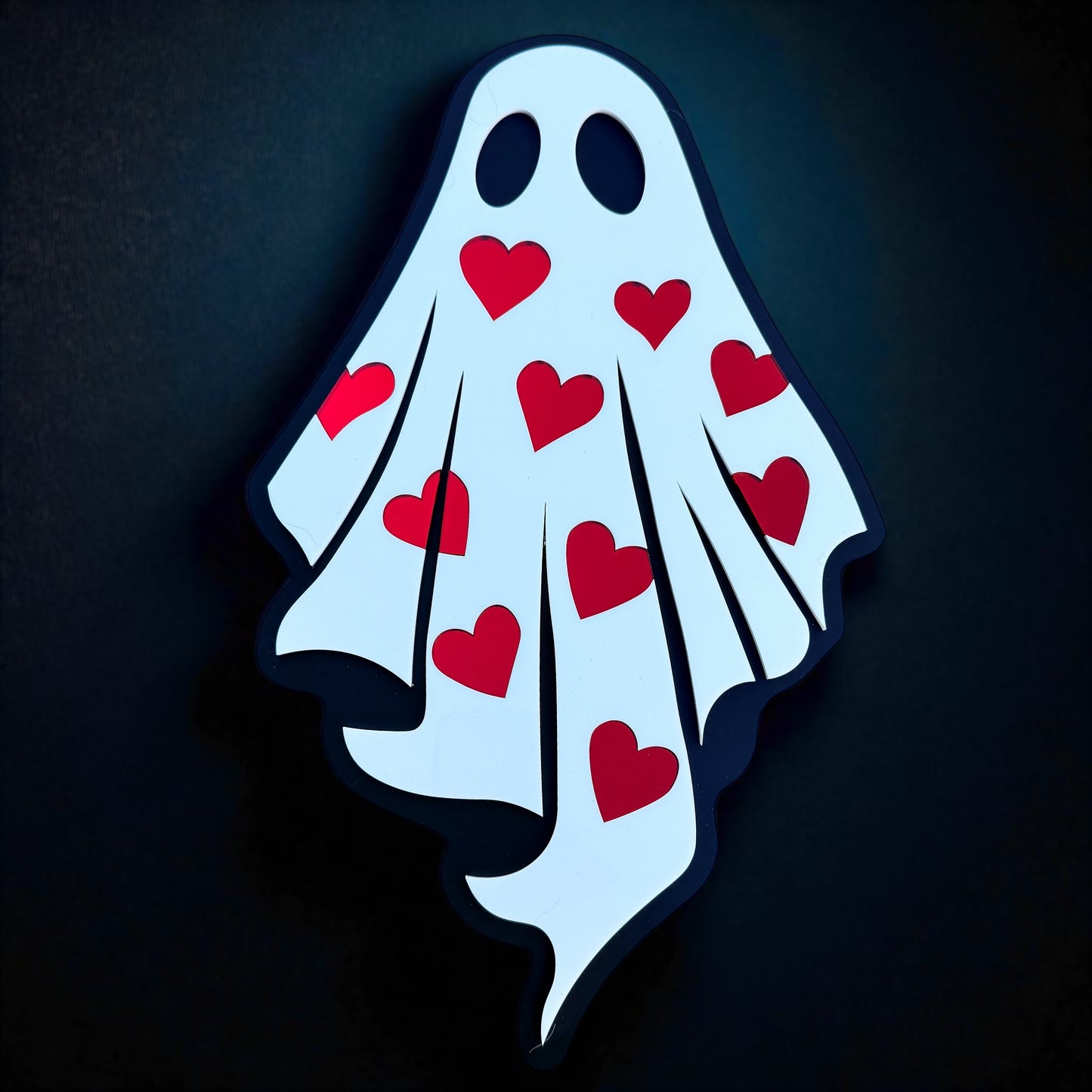 Haunted Heart - Ghost Wall Art