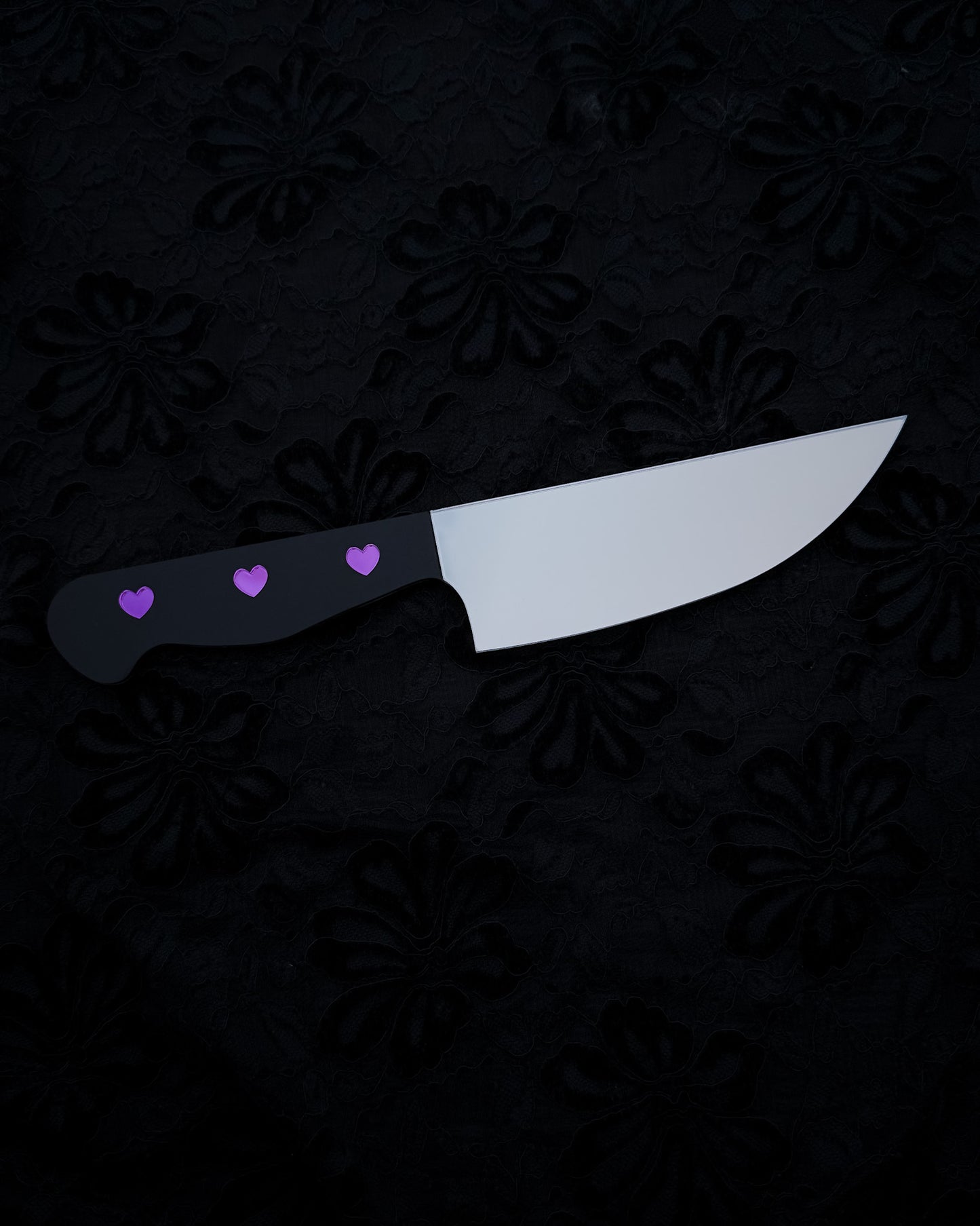 Heart Handle Knife Mirror Wall Art