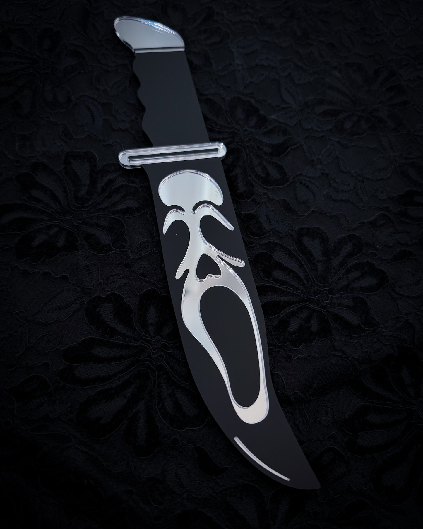 Ghost Face Knife Mirror Wall Art