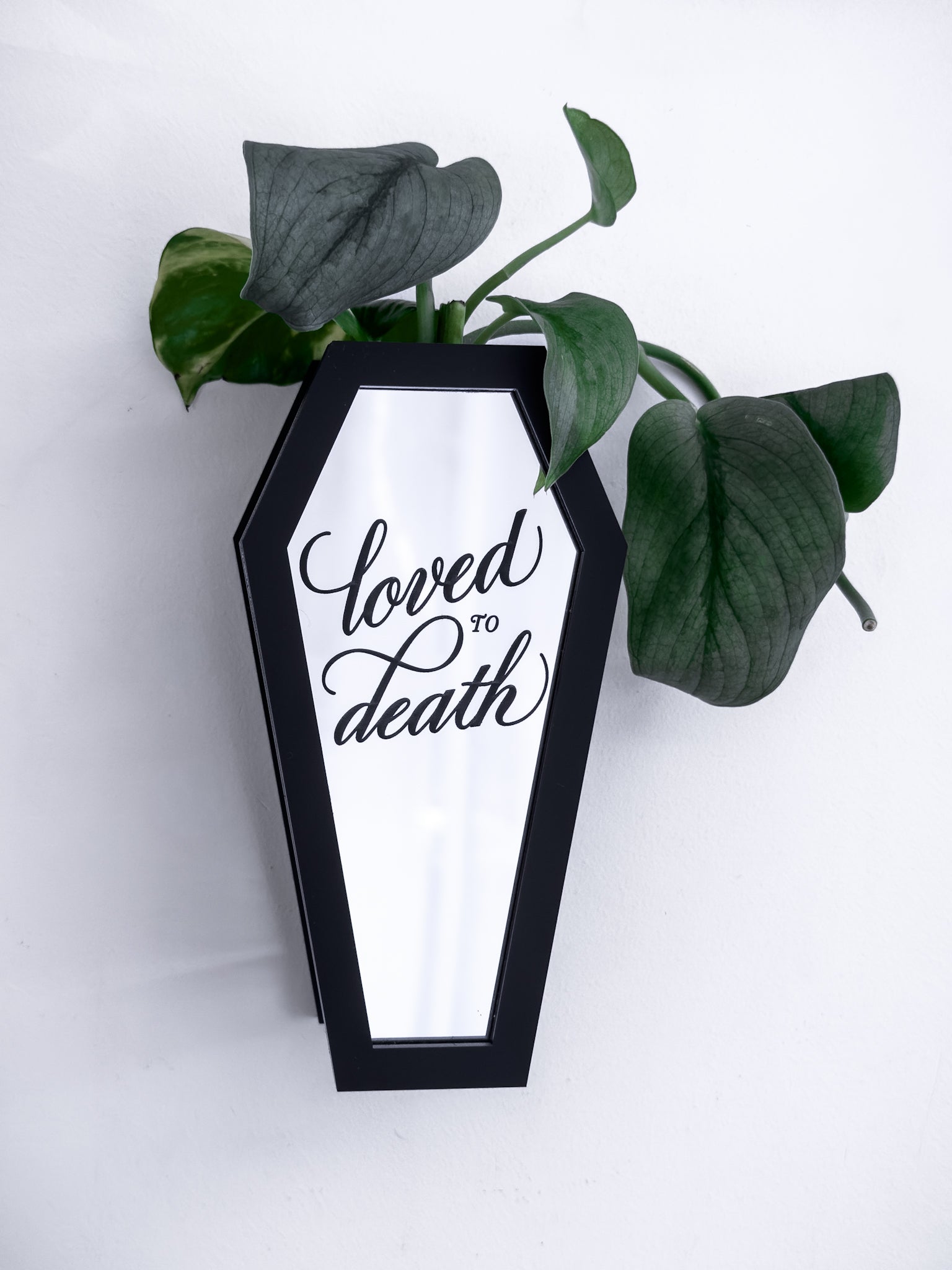 Loved to Death Coffin Propagation Vase