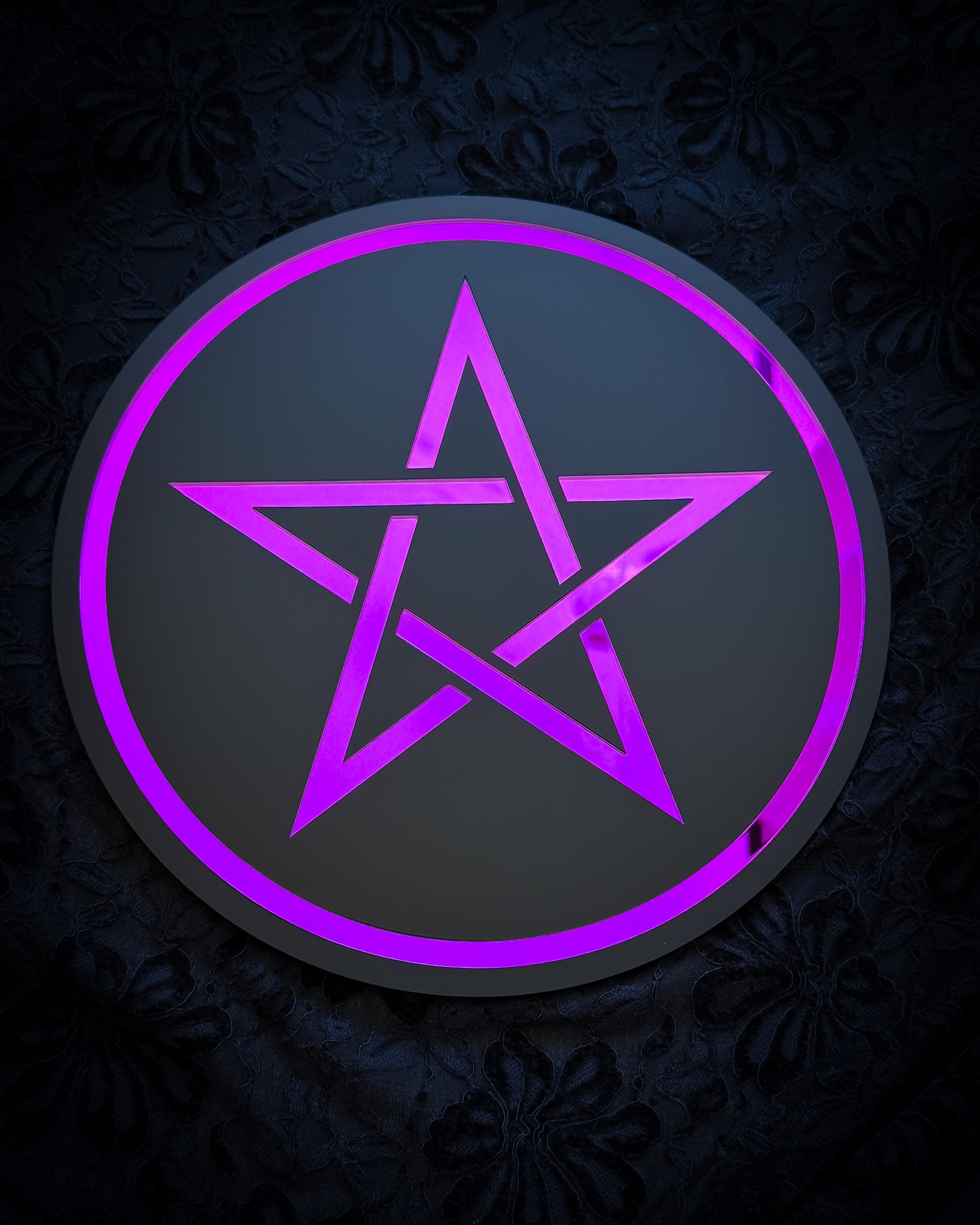 Pentagram Mirror Wall Art