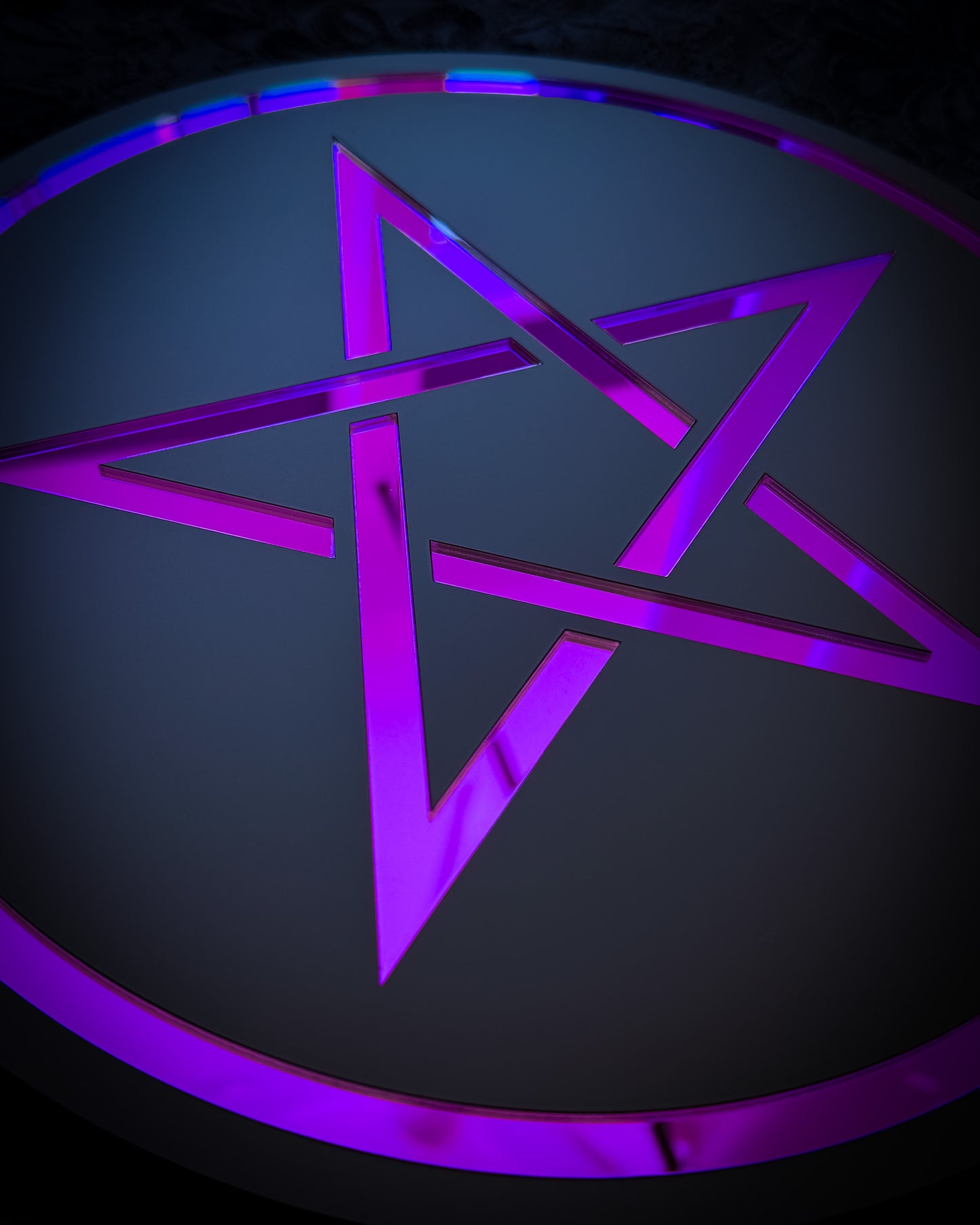 Pentagram Mirror Wall Art