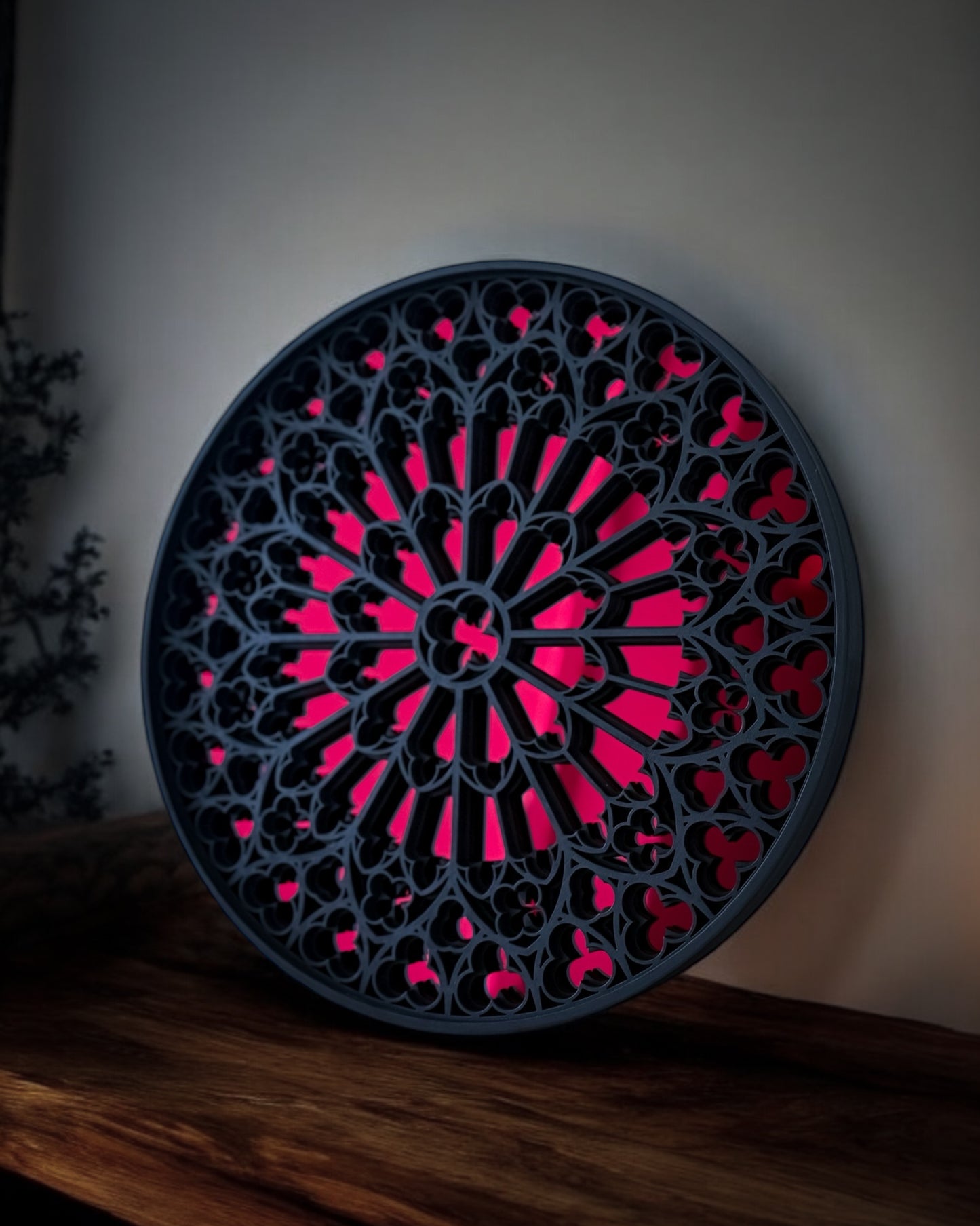 Notre Dame Cathedral Rose Window Mirror