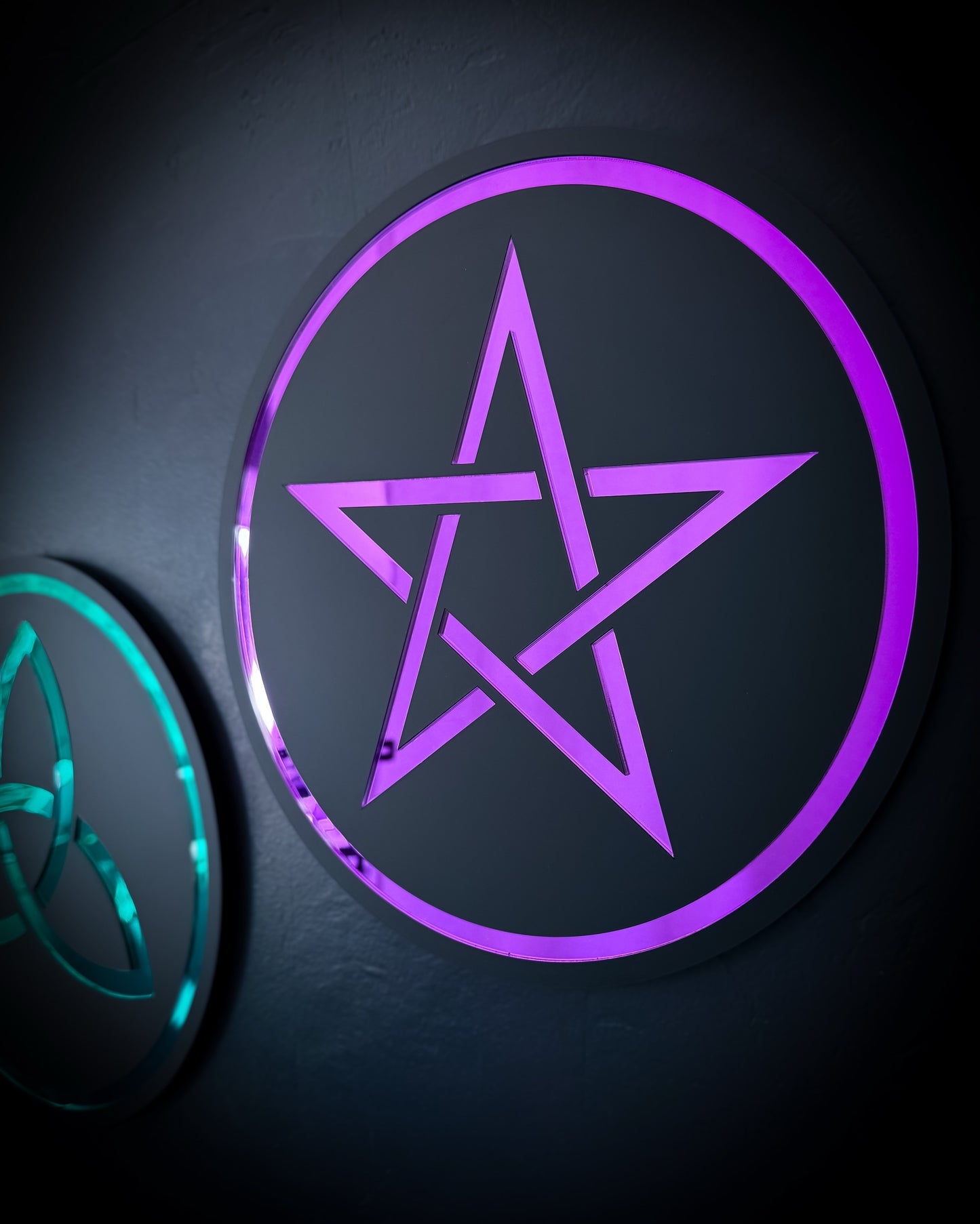 Pentagram Mirror Wall Art