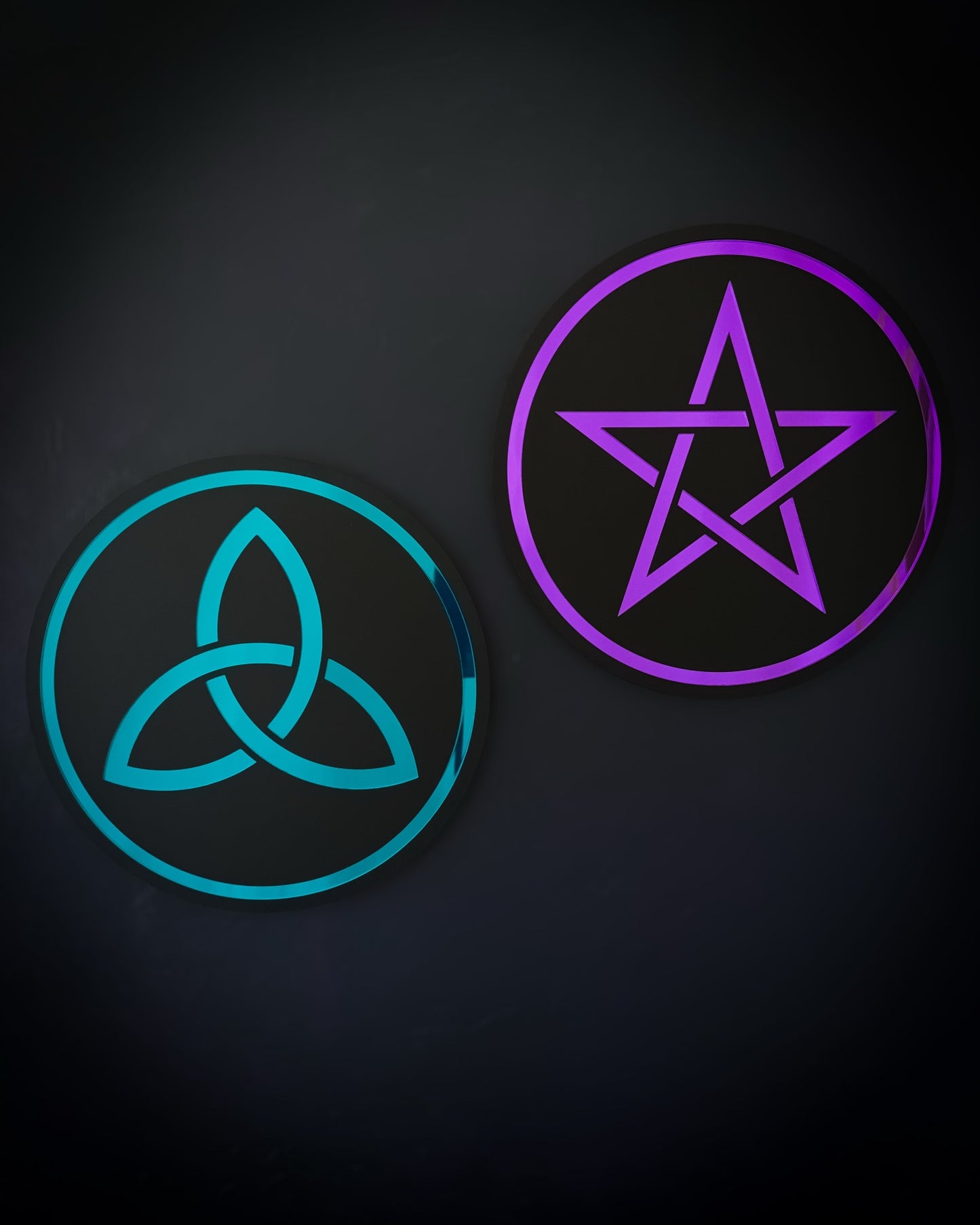 Pentagram Mirror Wall Art