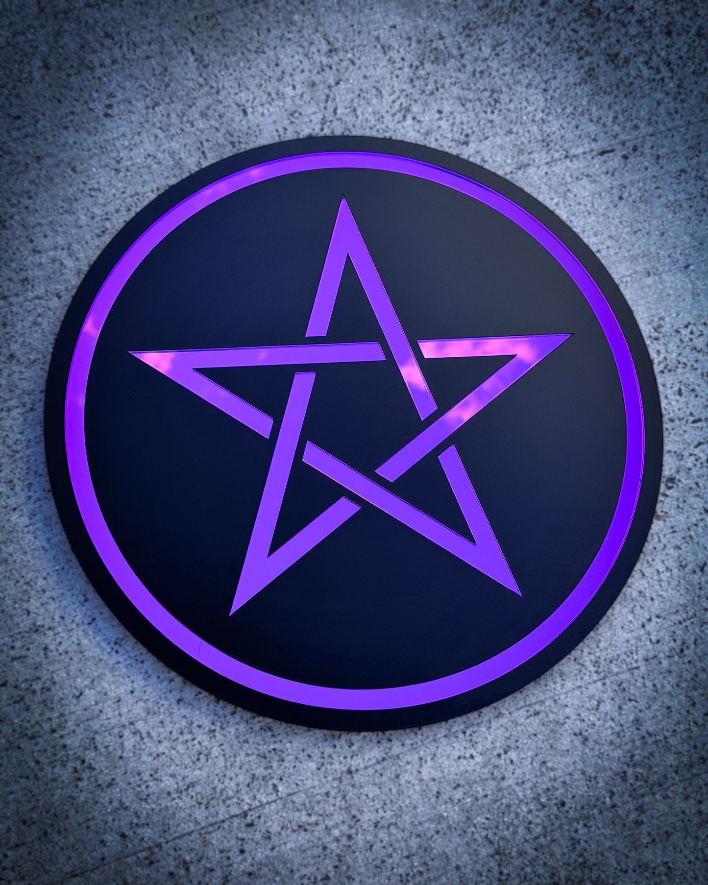 Pentagram Mirror Wall Art