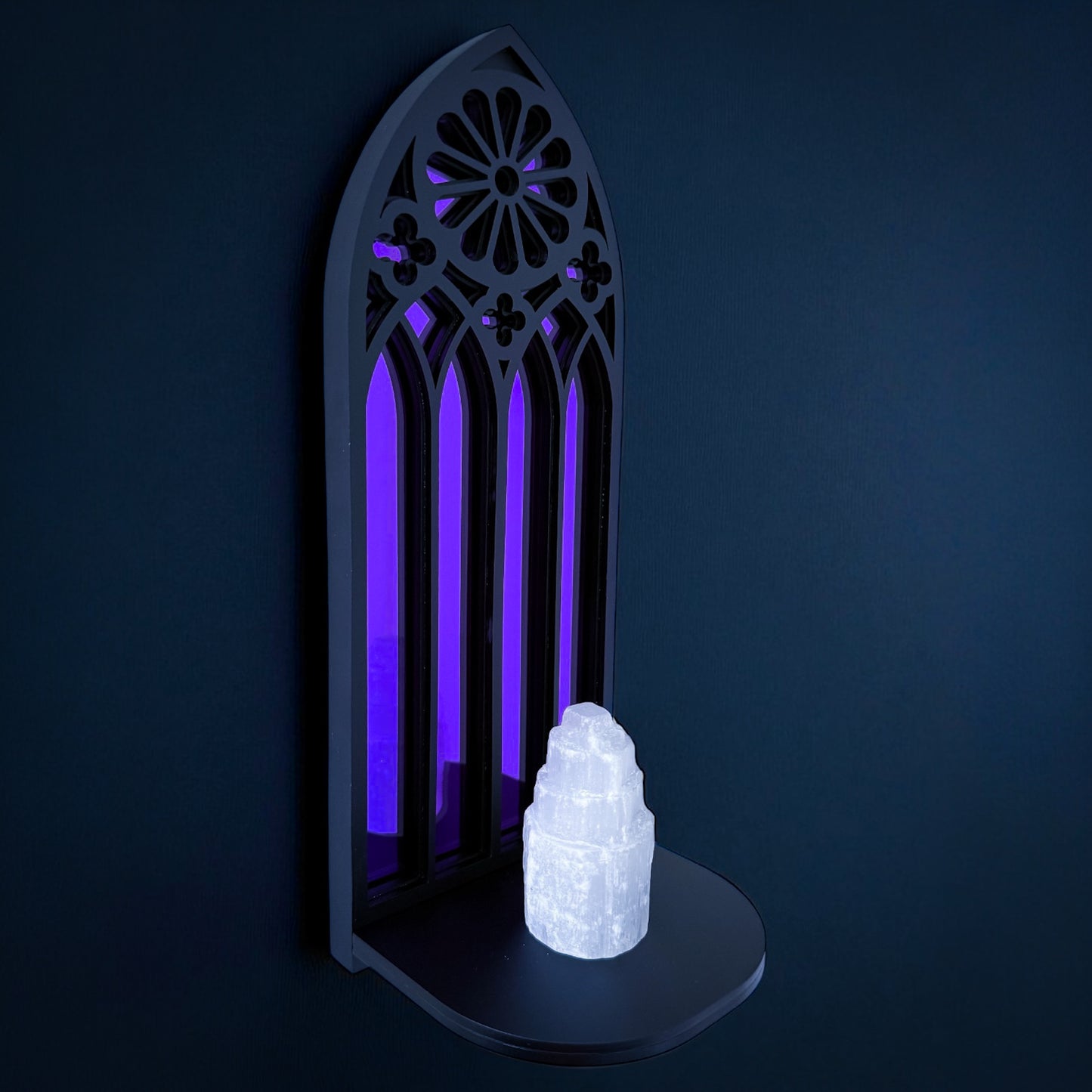 Sanctum Rose Shelf Cathedral Mirror Shelf