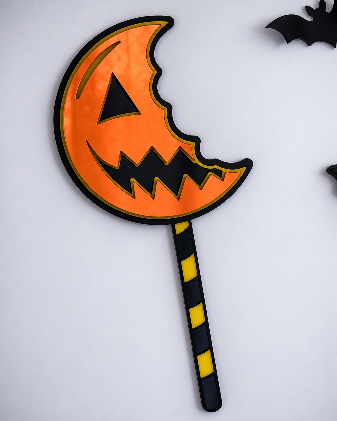 Halloween Pumpkin Lollipop Wall Art