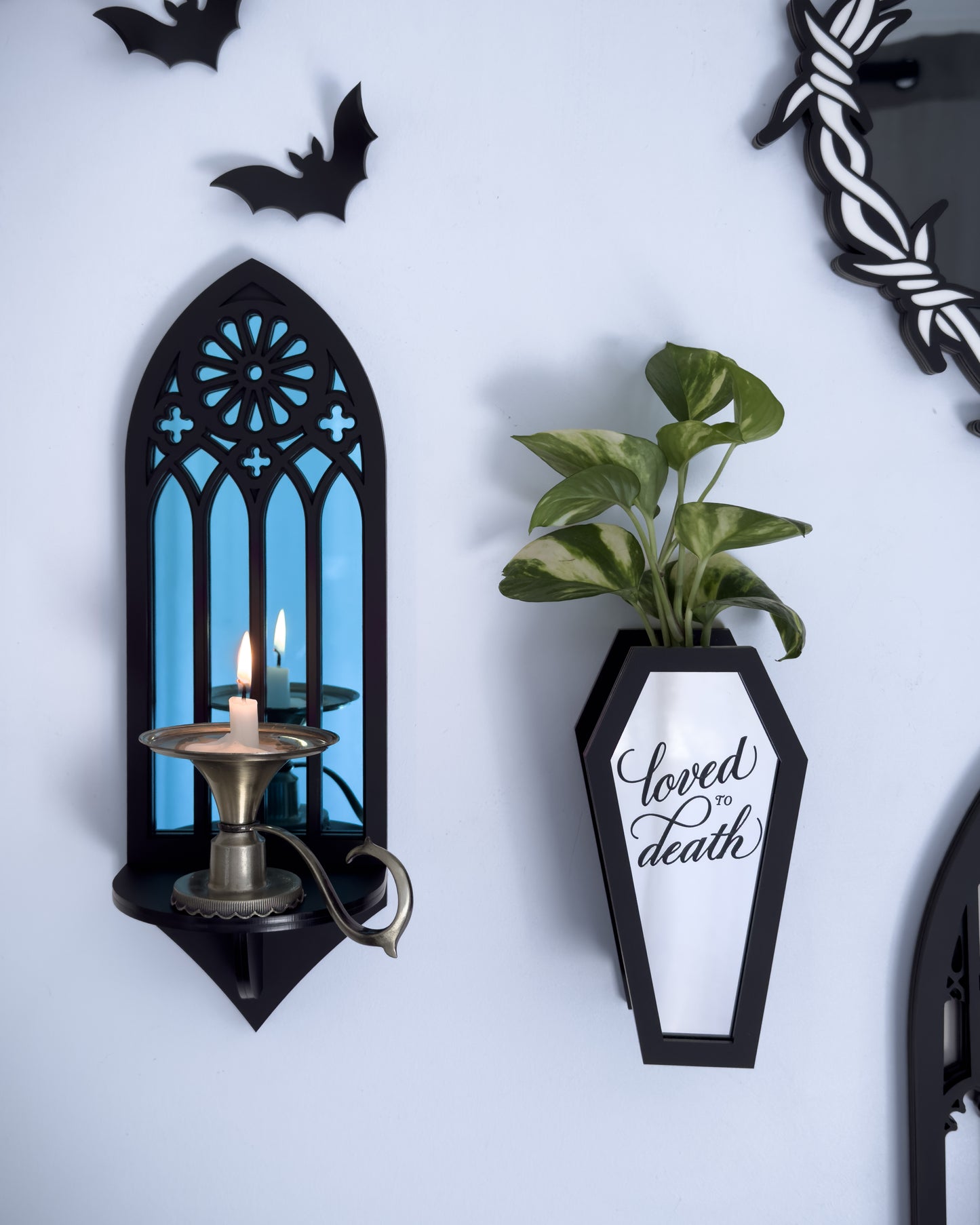 Sanctum Rose Cathedral Mirror Shelf