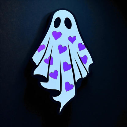 Haunted Heart - Ghost Wall Art