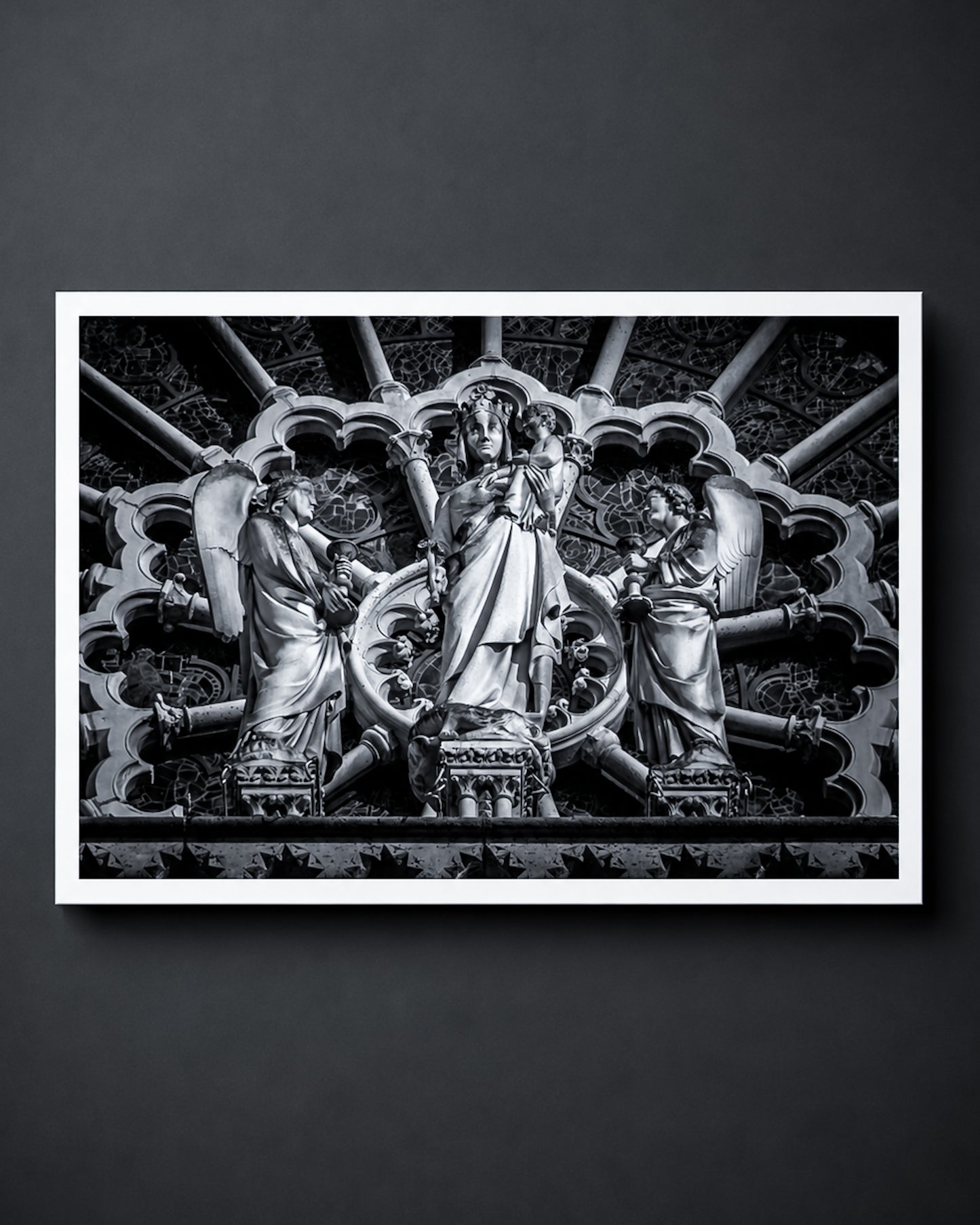 Notre Dame Angels Art Print