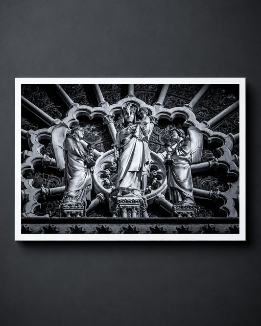 Notre Dame Angels Art Print