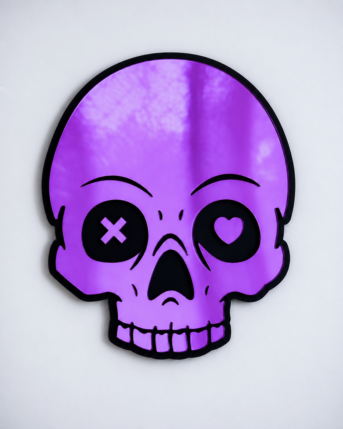 Masked Love Skull Mirror