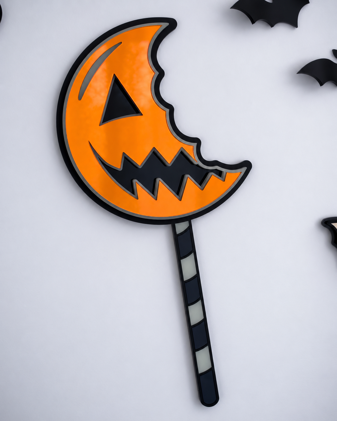 Halloween Pumpkin Lollipop Wall Art