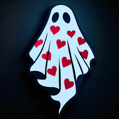 Haunted Heart - Ghost Wall Art