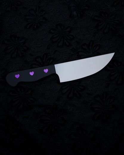 Heart Handle Knife Mirror Wall Art