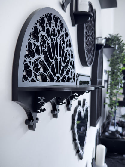 Notre Dame Rose Window Wall Shelf