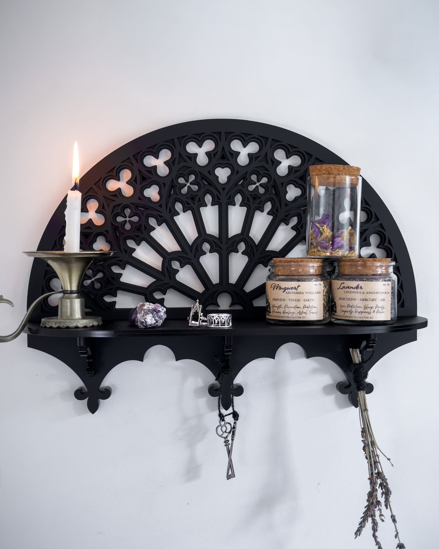 Notre Dame Rose Window Wall Shelf