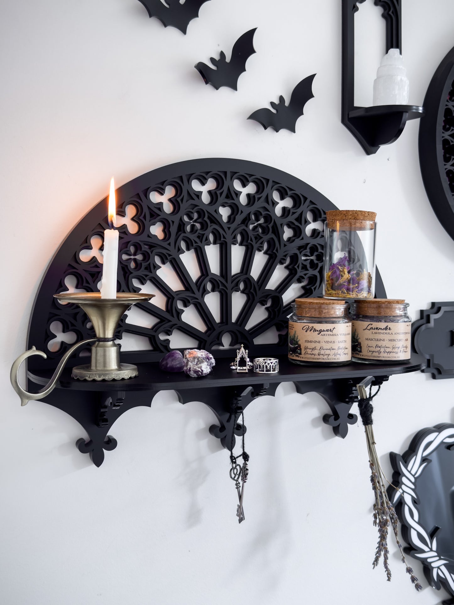 Notre Dame Rose Window Wall Shelf