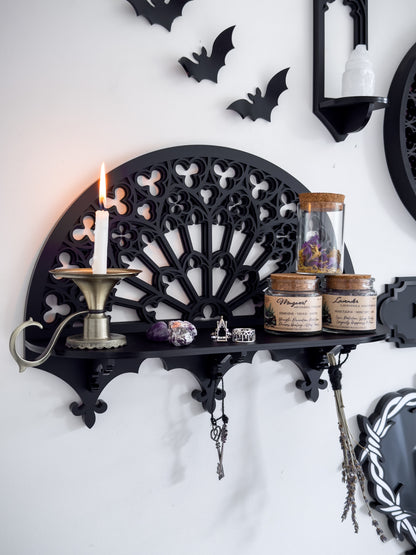 Notre Dame Rose Window Wall Shelf