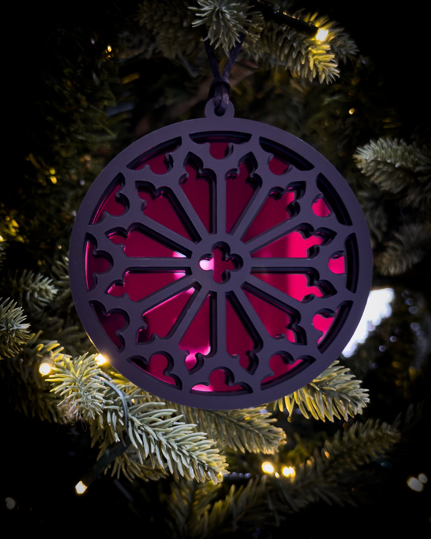 Sanctum Rose Window Ornament