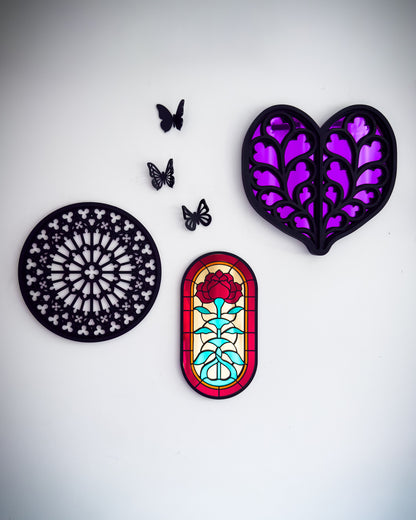 Creel House Rose Window Mirror