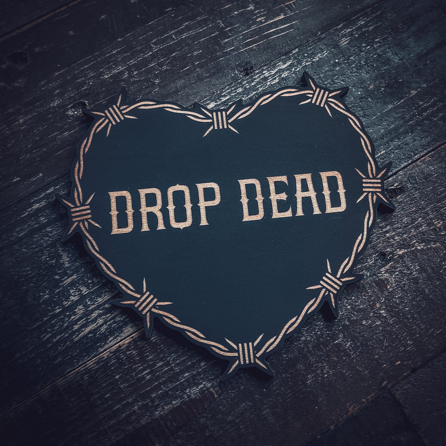 Goth Conversation Heart Wall Art