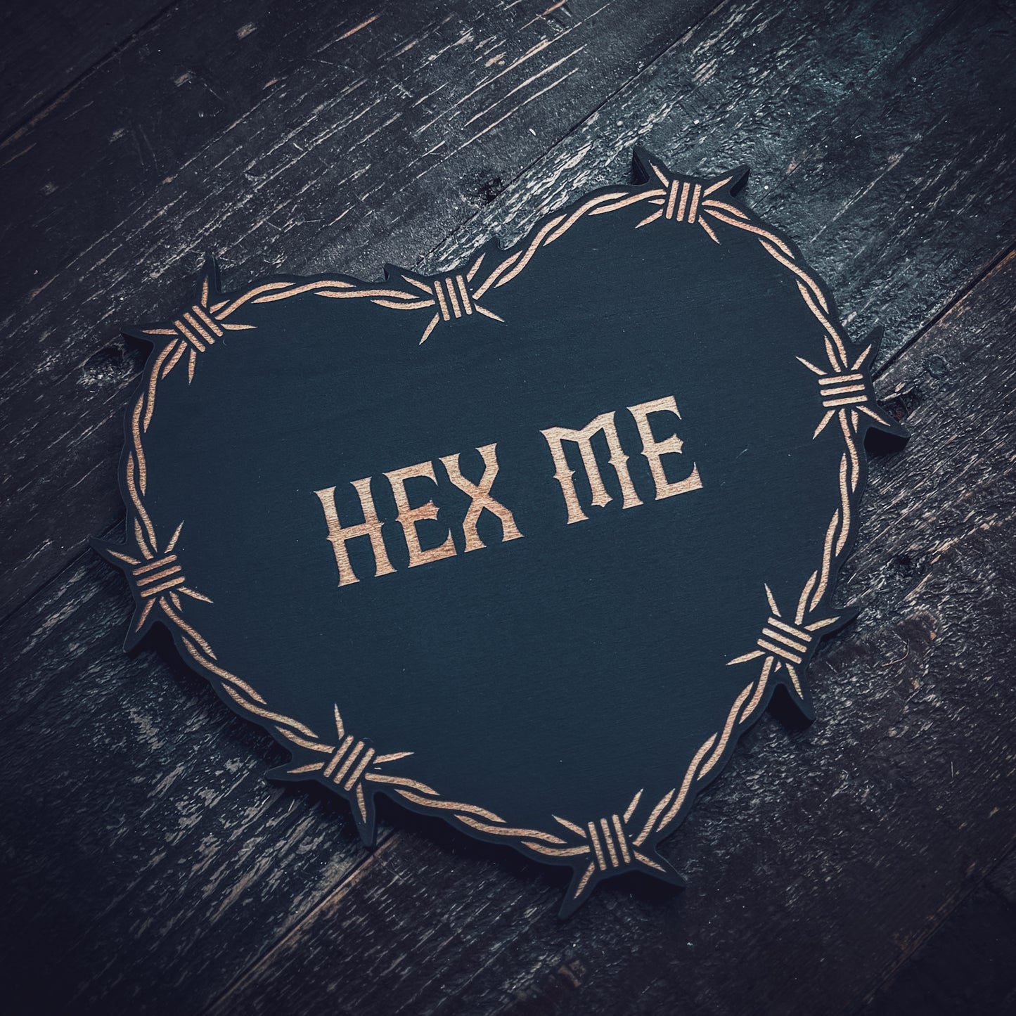 Goth Conversation Heart Wall Art