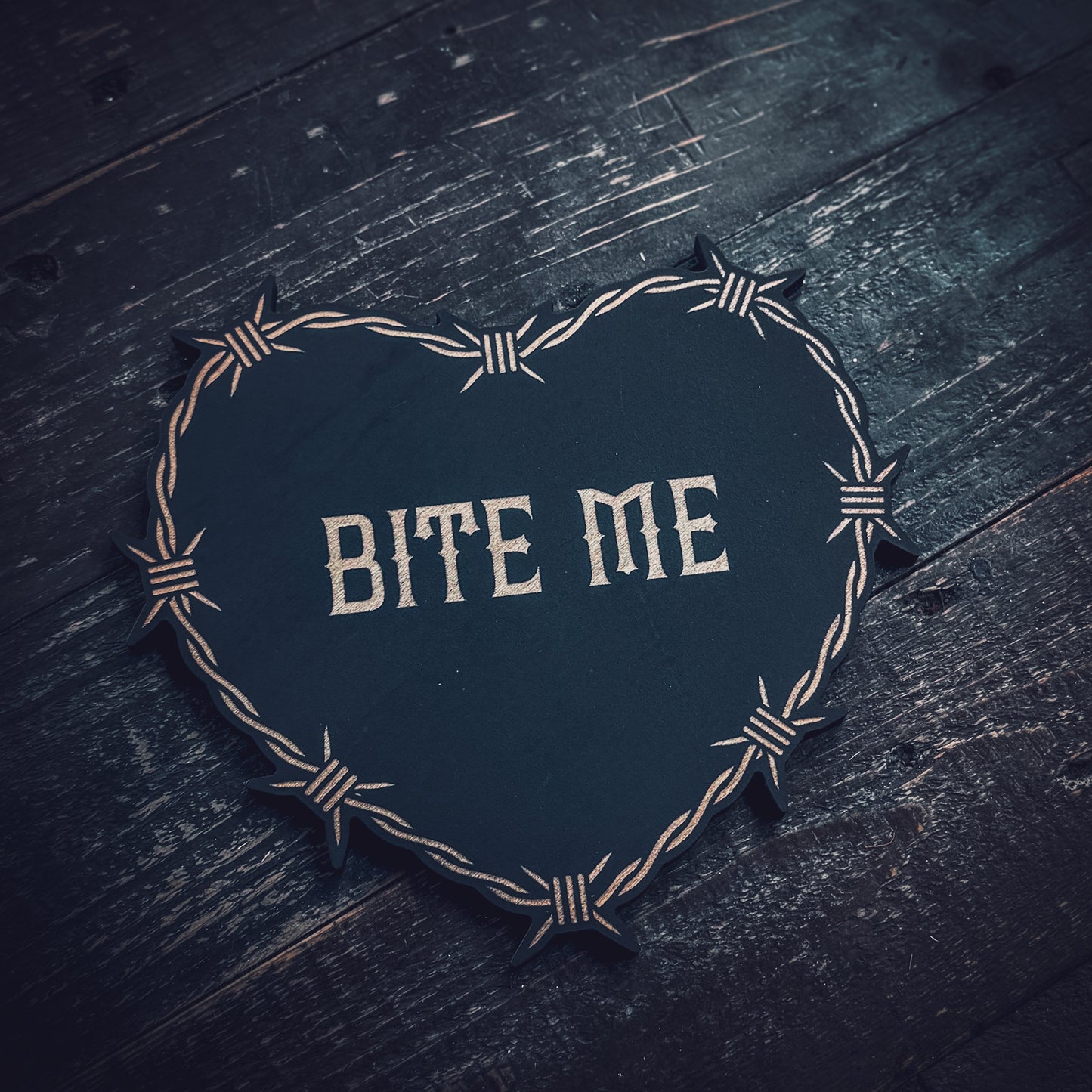 Goth Conversation Heart Wall Art