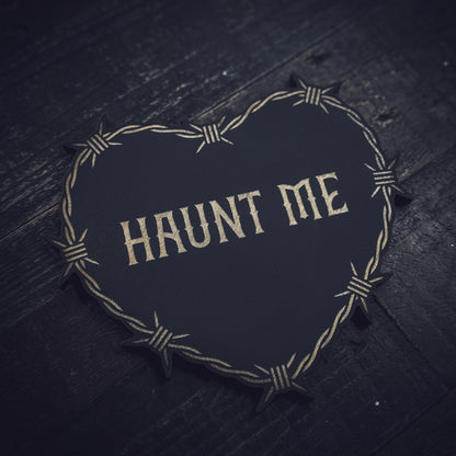 Goth Conversation Heart Wall Art