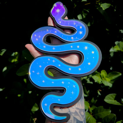 Celestial Snake Wall Art | Iridescent