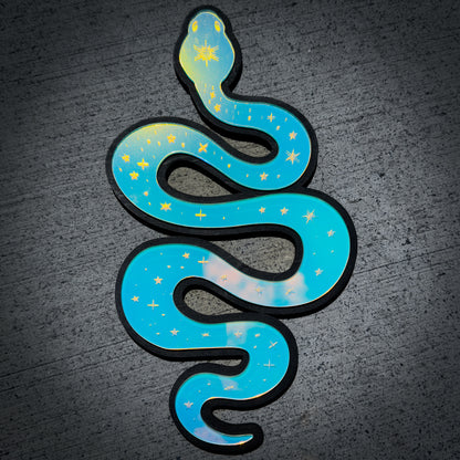 Celestial Snake Wall Art | Iridescent
