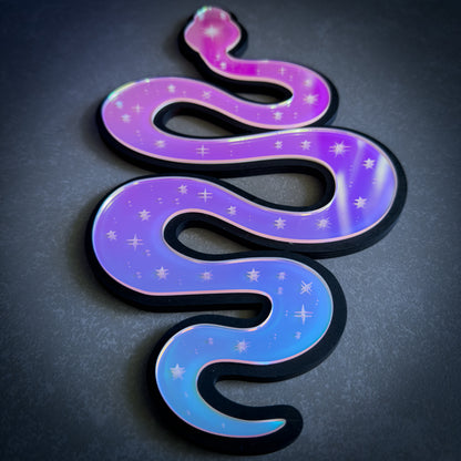 Celestial Snake Wall Art | Iridescent