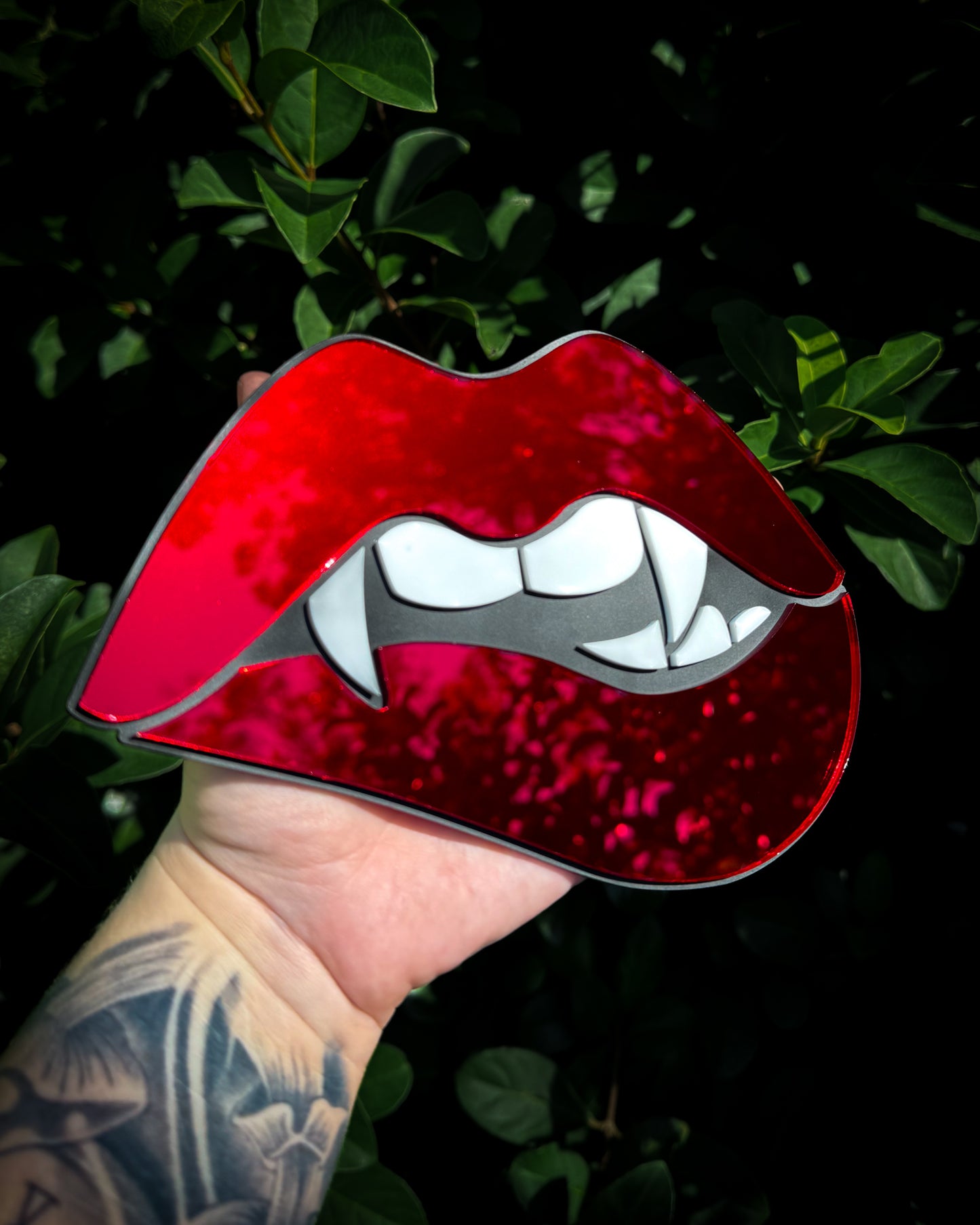 Bite Me Vampire Lips Wall Art
