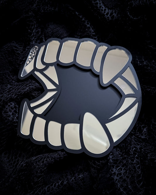 Retro Vampire Teeth Wall Art