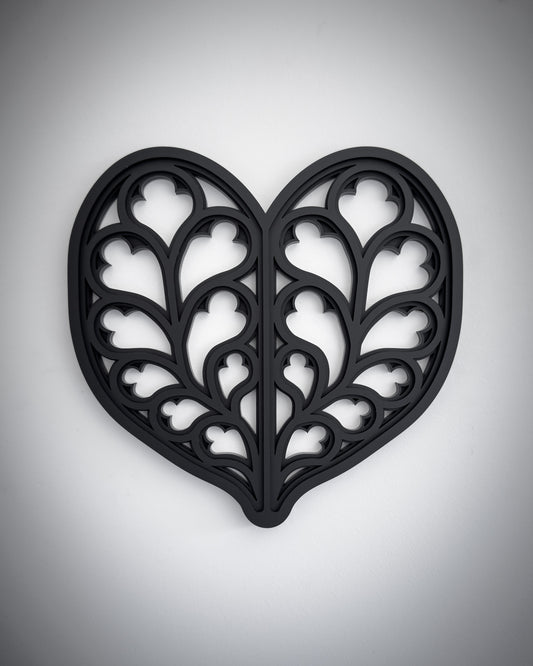 Heart Of Yorkshire Tracery Wall Art