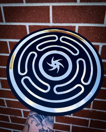 Wheel Of Hecate Wall Art Shadow Circle Sigil