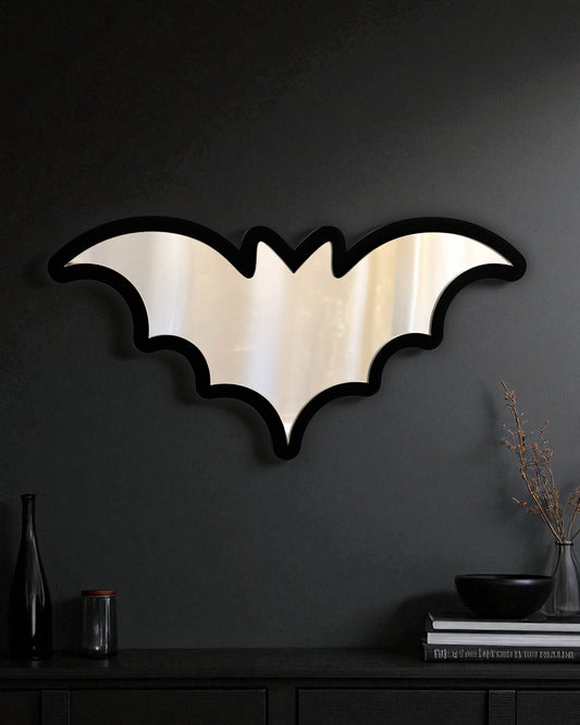Bat Mirror Wall Art