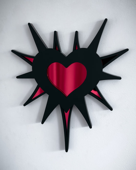 Barbed Heart Mirror