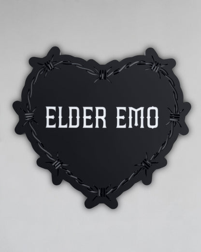 Elder Emo Goth Conversation Heart Wall Art - Whispers of the Crypt